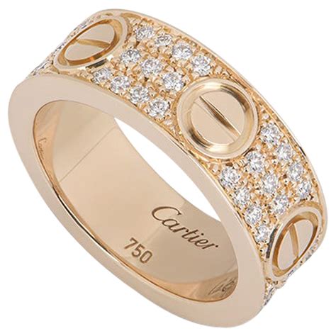 cartier love ring diamond|authentic cartier love ring.